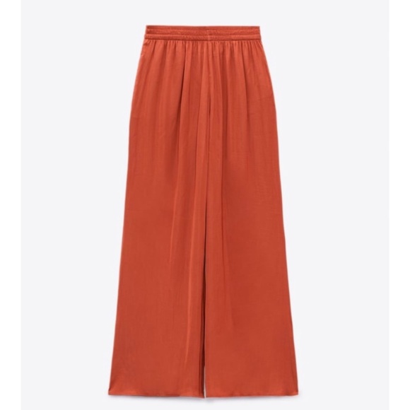 Zara Pants - Zara WIDE-LEG FLOWING TROUSERS